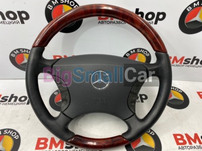 Руль Mercedes S350 2003 W220 112.972 А2204601603 - купить Горном Ерике