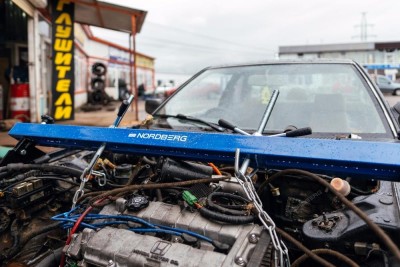 Универсальная опора для вывешивания двигателя и КПП на крыльях - купить Горном Ерике