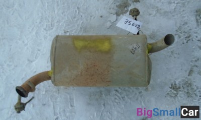 Задняя часть глушителя от Peugeot 407 2004-2011 - купить Горном Ерике