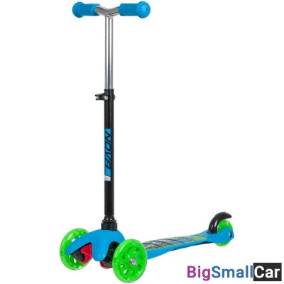 Детский самокат-кикборд 120H.DISCOKIDS.SGBL20 NOVATRACK - купить Горном Ерике