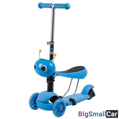 Детский самокат-кикборд 120S.DISCOKIDS.BL9 NOVATRACK - купить Горном Ерике