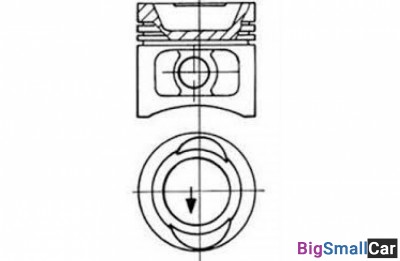 Поршень поштучно mopisan MP896510 1.3 MH HK 75.0 плюс 0 - купить Горном Ерике