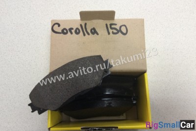Тормозные колодки Toyota Corolla 150 - купить Горном Ерике