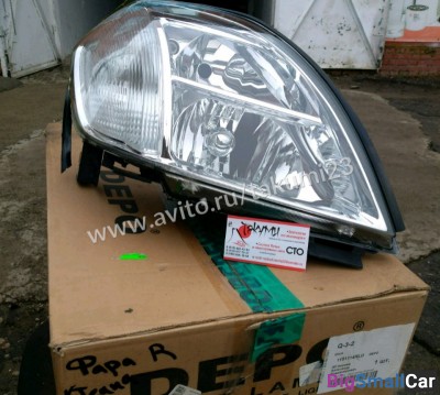 Фара на Ниссан Тиана - купить Горном Ерике