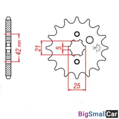 Звезда ведущая JT JTF569.13 - купить Горном Ерике