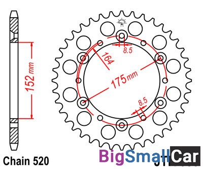 Звезда ведомая JT JTR853.48 - купить Горном Ерике