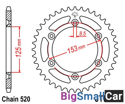 Звезда ведомая JT JTR210.42 - купить Горном Ерике