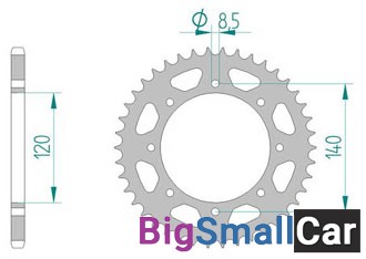 Звезда ведомая AFAM 16600-42 (JTR487.42) - купить Горном Ерике