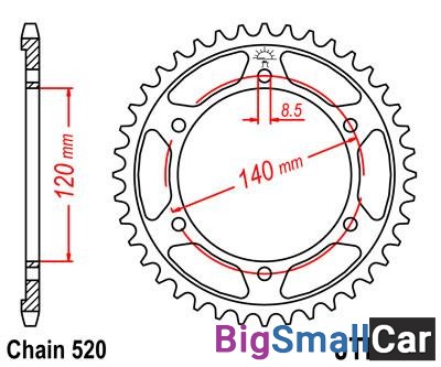 Звезда ведомая JT JTR260.38 - купить Горном Ерике
