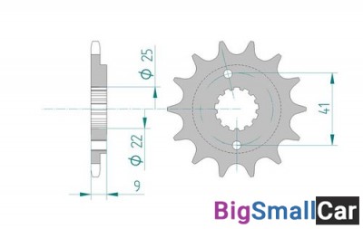 Звезда ведущая AFAM 20510-15 (JTF1309.15) - купить Горном Ерике