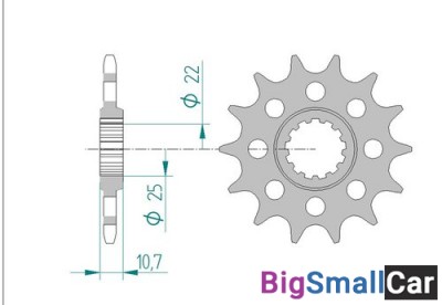 Звезда ведущая AFAM 21511-16 (JTF1581,16)  520 - купить Горном Ерике
