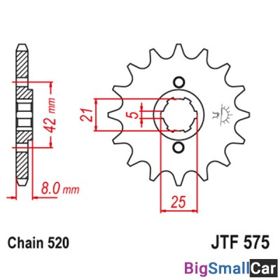 Звезда ведущая JT JTF575.16 - купить Горном Ерике