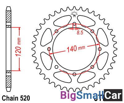 Звезда ведомая JT JTR487.47 - купить Горном Ерике