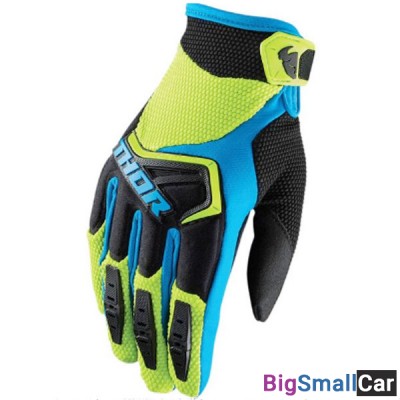 Перчатки THOR S8 Spectrum blk/greenl/blue 2XL 3330-4649 - купить Горном Ерике