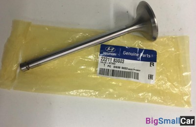 Клапан Впускной Hyundai D6AC 2221183004 - купить Горном Ерике