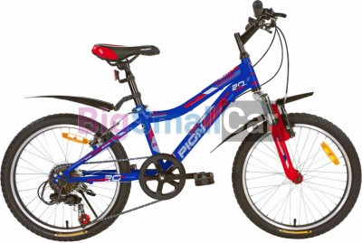 Горные велосипеды PIONEER RANGER 20/11 blue-red-silver - купить Горном Ерике