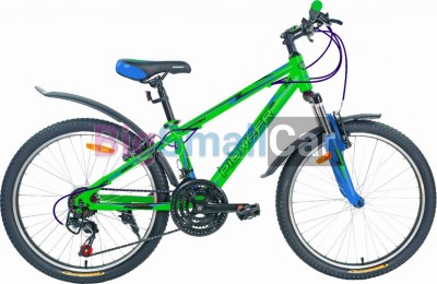 Горные велосипеды PIONEER CAPTAIN 24/12 green-blue-black - купить Горном Ерике