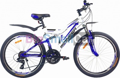 Дорожные велосипеды PIONEER COMFORT 26/17 white-blue-black
