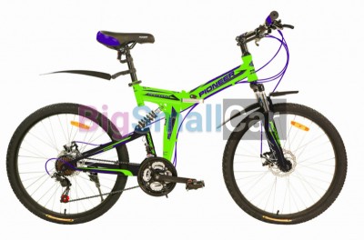 Дорожные велосипеды PIONEER AGGRESSOR 24/14 green-black-blue